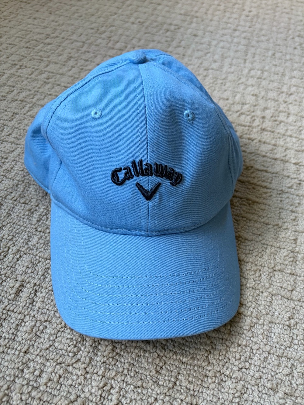 Callaway Sky Blue Golf Cap with Black Undervisor